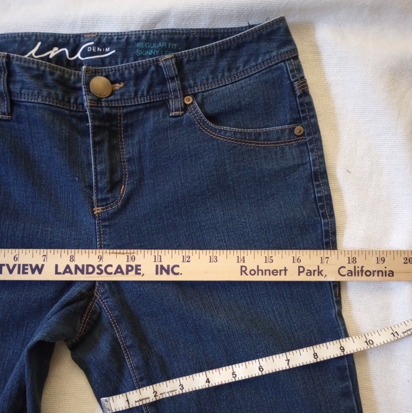 INC. Skinny Straight Jeans 4 - Picture 6 of 9